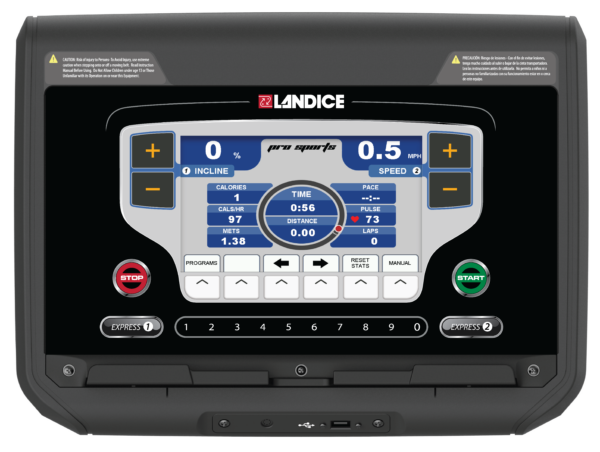 Landice L7 Pro Sports console