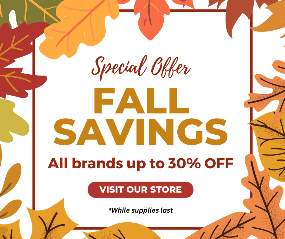 fall savings banner